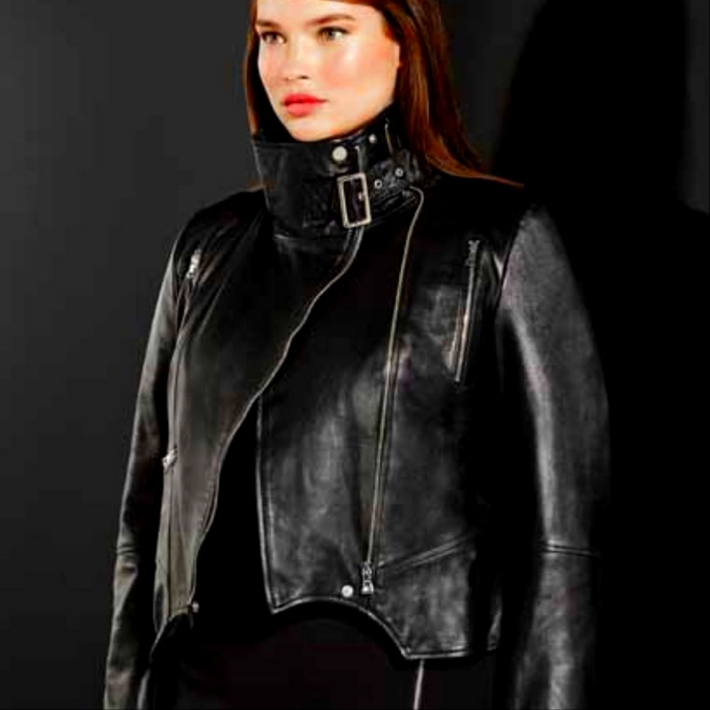 Real Leather moto jacket